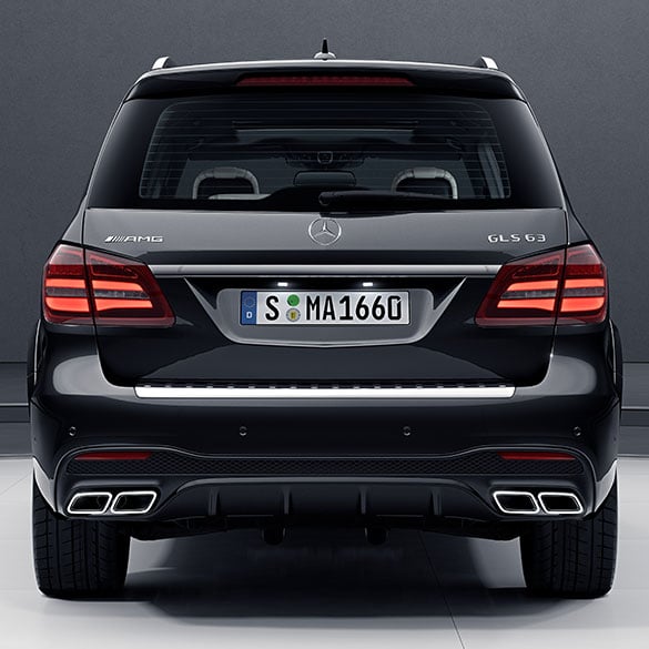 63 AMG Heck Diffusor GLS SUV X166 Facelift Original Mercedes-Benz