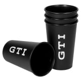 Gobelet VW GTI 300 ml noir, 4 pièces, Volkswagen d'origine