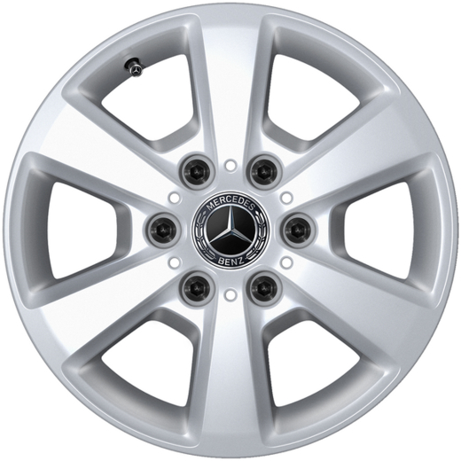 Cerchi invernali 16 pollici argento Sprinter 907 trazione posteriore set ruote complete | Q440191110370/80