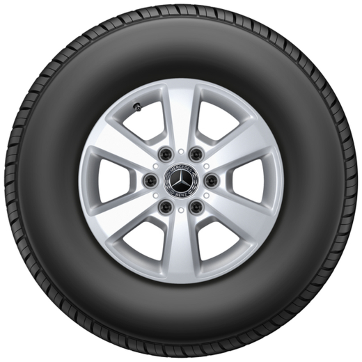 Cerchi invernali 16 pollici argento Sprinter 907 trazione posteriore set ruote complete | Q440191110370/80