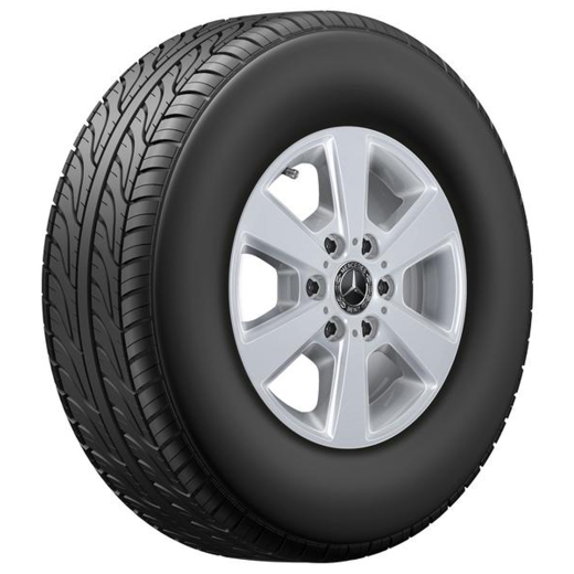 Cerchi invernali 16 pollici argento Sprinter 907 trazione posteriore set ruote complete | Q440191110370/80