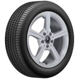 Gomme invernali da 17 pollici GLB X247 argento vanadio a 5 razze originali Mercedes-Benz