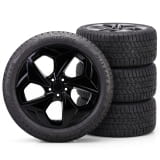 Gomme invernali 18 pollici nero smart ONE #1 HX11 set ruote complete Bridgestone