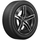 Ruote invernali AMG da 19 pollici Classe E W214 S214 nere originali Mercedes-Benz Continental
