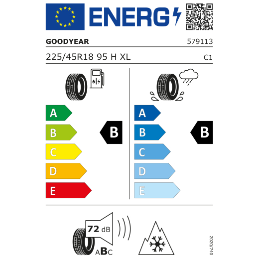 Classe C 206 ruote invernali 18 pollici originali Mercedes-Benz | Q44014141056/57A