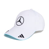 Gorra de hombre Mercedes-AMG F1 George Russell blanca adidas