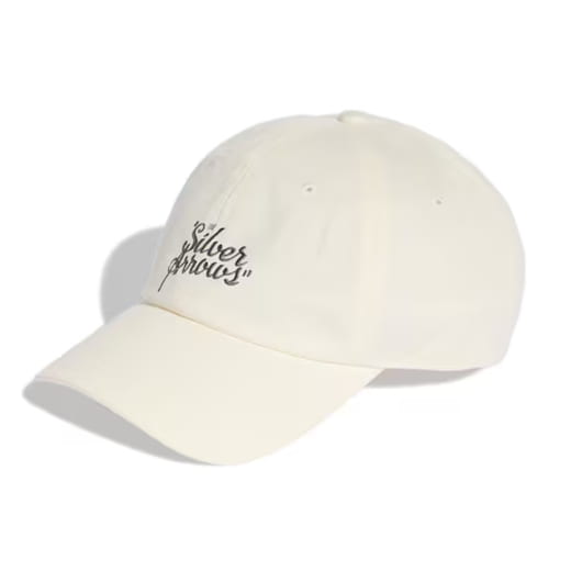 Gorra Silver Arrows Mercedes-AMG F1 2026 blanco roto adidas | B67998380