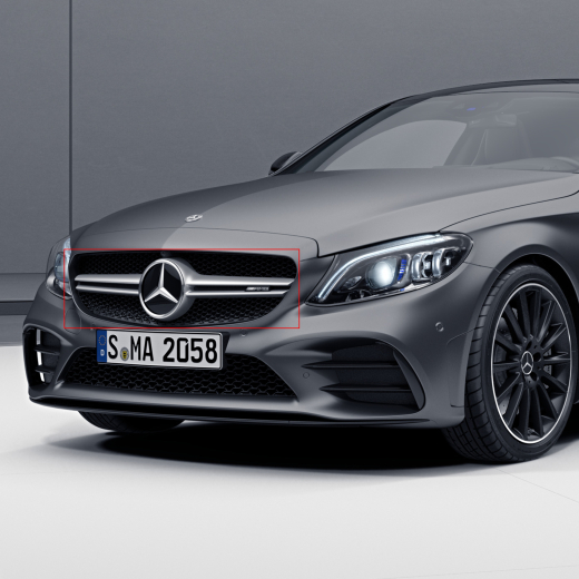 C 43 AMG Twin-Blade grille auto | C-Klasse 205 Facelift | C43-205-AMG-FL-Grill