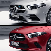 Sierlijst grille auto zwart Night pakket A-Klasse W177 | A1778880300/1100 9040