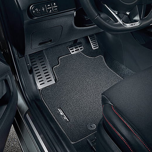 Alfombrillas velour GT Kia Ceed Sportswagon CD negro 4 piezas original Kia | J7143ADE02GT-Ceed-SW-CD