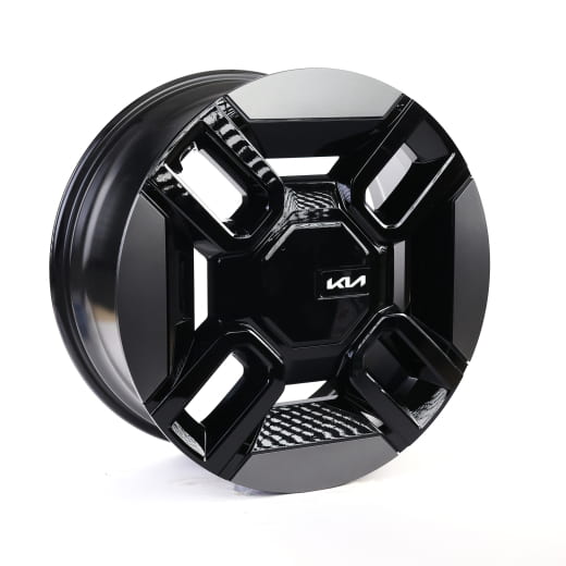 GT Line 21 inch rims Kia EV9 AE black 4-double-spokes Genuine KIA | DOF40AK080-EV9-AE