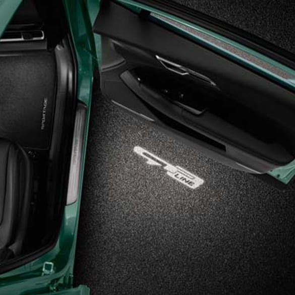 GT Line logo LED projector deurverlichting origineel KIA