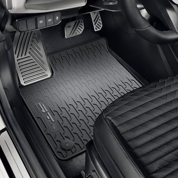 GT-Line Rubber floor mats KIA EV4 Fastback 4-piece set black