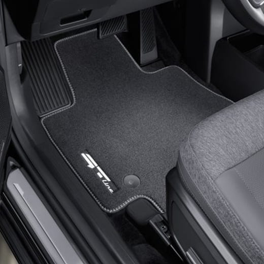 GT-Line Velour floor mats KIA EV5 3-piece set black | X9143ADE01GLE