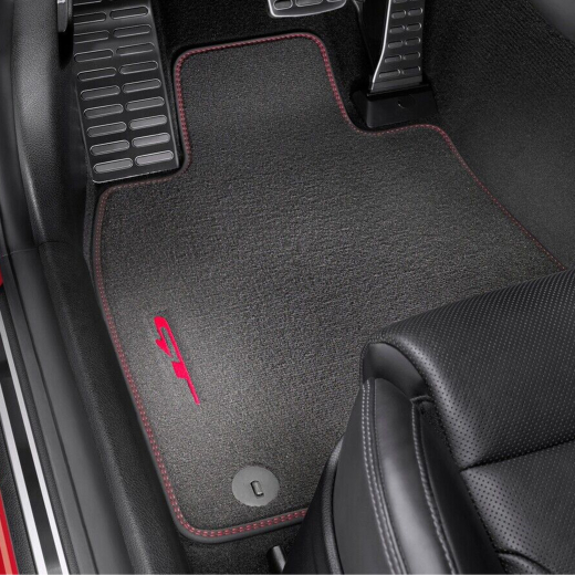 Tapis voiture velours GT Kia Stinger CK noir 4 pièces Original Kia | J5143ADE00GTAW
