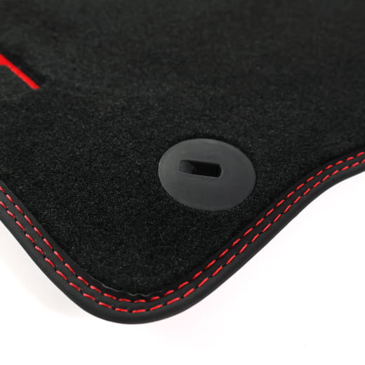 Tapis voiture velours GT Kia Stinger CK noir 4 pièces Original Kia | J5143ADE00GTAW