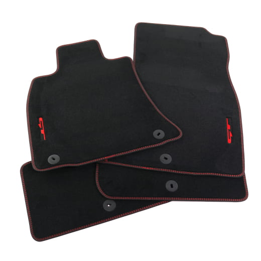 Tapis voiture velours GT Kia Stinger CK noir 4 pièces Original Kia | J5143ADE00GTAW