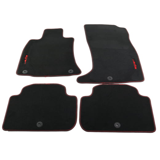Tappetini auto in velours GT Kia Stinger CK neri, 4 pezzi, Original Kia | J5143ADE00GTAW