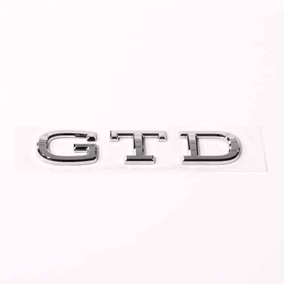Origineel Volkswagen GTD-embleem achterklep Golf 8 VIII