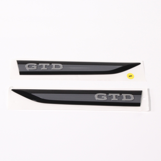 Emblèmes GTD pour ailes VW Golf 8 VIII Original Volkswagen  | 5H0853688GTD