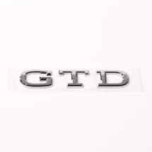 Original Volkswagen GTD Schriftzug Golf 8 VIII Heckklappe | 5H0853687B 2ZZ