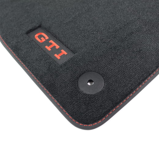 Alfombrillas GTI VW Golf 8 VIII negro 4 piezas Original | 5H1061270C