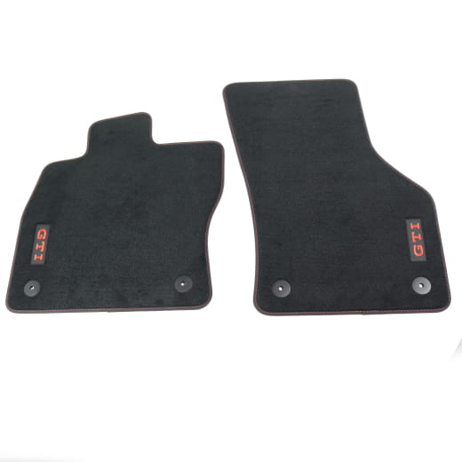 Alfombrillas GTI VW Golf 8 VIII negro 4 piezas Original | 5H1061270C