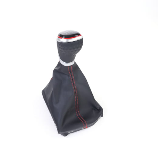 GTI gear knob lever VW Golf 8 VIII black red Genuine Volkswagen | 5H1711113H QOV