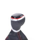 GTI gear knob lever VW Golf 8 VIII black red Genuine Volkswagen | 5H1711113H QOV