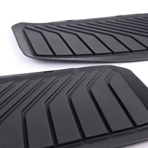 Gummi Fußmatten Audi e-tron GT hinten 2-teilig Schwarz | 4J3061511 041