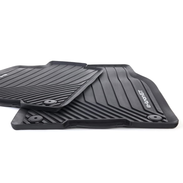 Gummi Fußmatten Audi e-tron GT vorne 2-teilig Schwarz | 4J3061501 041