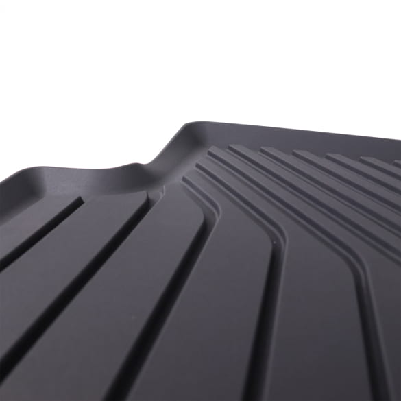 Gummi Fußmatten hinten Audi A5 B10 FU schwarz 2-teilig | 8B3061511