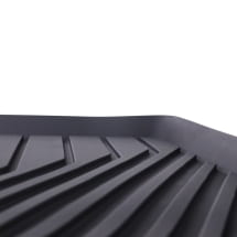 Gummi Fußmatten hinten Audi Q6 e-tron schwarz 2-teilig | 85H061511 041
