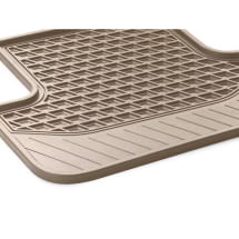 Gummimatten hinten S-Klasse X222 seidenbeige 2-teilig Original Mercedes-Maybach | A2226807805 8S85