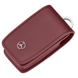 Custodia portachiavi Generazione 8 in pelle bovina rossa Mercedes-Benz Collection