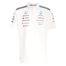 Herren Poloshirt Mercedes-AMG PETRONAS F1 Team weiß | B67998347-K