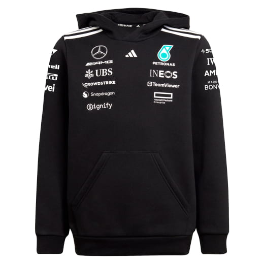 Kinderhoodie adidas Mercedes-AMG PETRONAS F1 zwart | B67998243-47