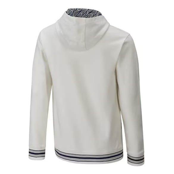 Hoodie Unisex wit navy Modern Fit origineel Mercedes-Benz | B66041774-780