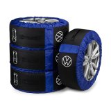 Housse roues voiture pour roues complètes jusqu'à 21 pouces noir bleu Original Volkswagen