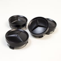 genuine Mercedes-Benz center hub caps black matt | A46140001259007-B