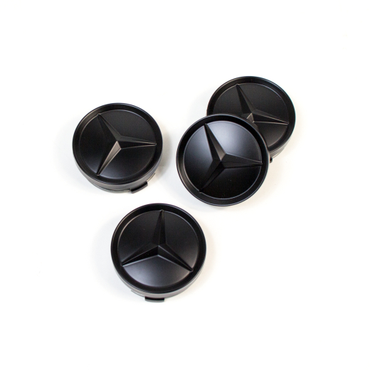 genuine Mercedes-Benz center hub caps black matt | A46140001259007-B