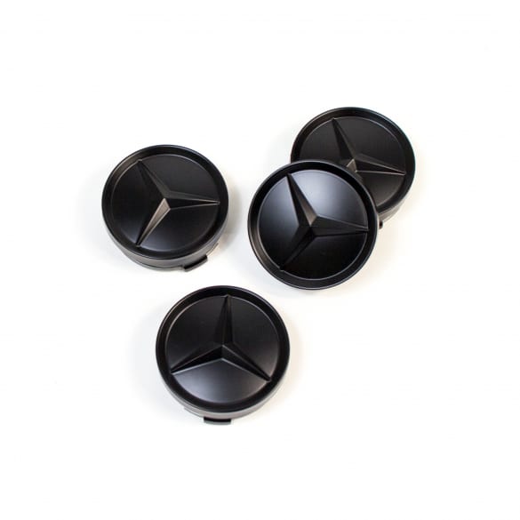 genuine Mercedes-Benz center hub caps black matt | A46140001259007-B