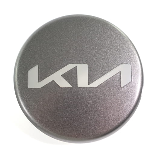 Hub cap set graphite grey satinfinish 50mm new logo genuine KIA | 66400ADE91GRA-Set