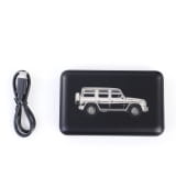 Illuminated G-Class power bank with magnetic wireless charging 10,000 mAh