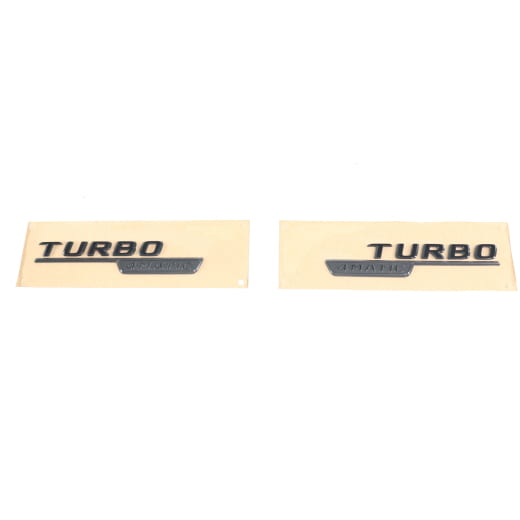 Emblema Turbo 4MATIC negro juego original Mercedes-AMG | A1778177600/7800