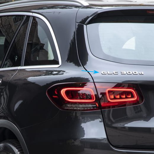 Emblema GLC X253 C253 original Mercedes-Benz | GLC-253-Schriftzug