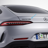 Logo AMG Night Package noir chrome AMG GT 4 portes X290 Original Mercedes-AMG
