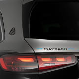Monogramme Maybach Night Series noir chromé, hayon, GLS X167, pièce d'origine Mercedes-Benz
