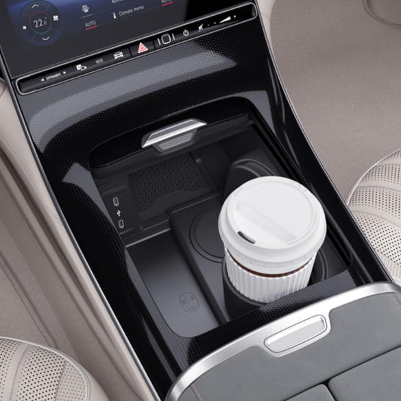 Cupholder Getränkehalter Mittelkonsole EQE SUV X294 schwarz Original Mercedes-Benz