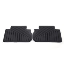 Gummi Fußmatten Audi Q5 GU hinten 2-teilig Schwarz | 8MA061511